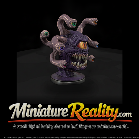 Dark Fantasy Beholder 3D Tabletop Miniature Sigojj