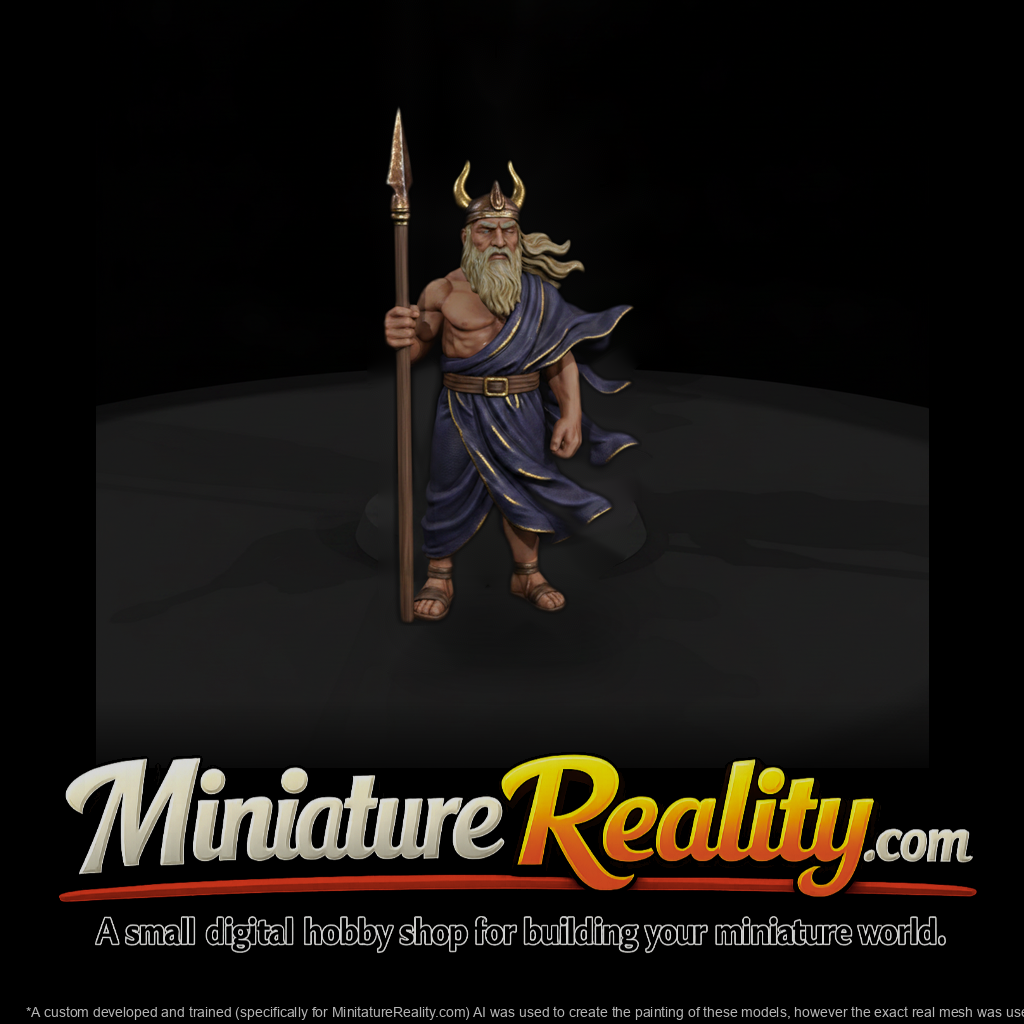 Myth 0378 Mythology Enlil Miniature Figure