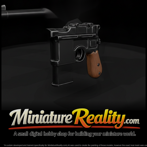 Broomhandle Semi-Auto Pistol