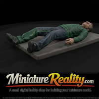 Fallen Modern Man Figure — thumbnail 1