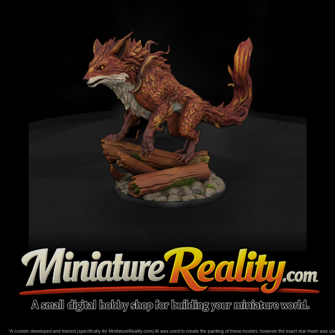 Creature Ember Tail Fox Beast