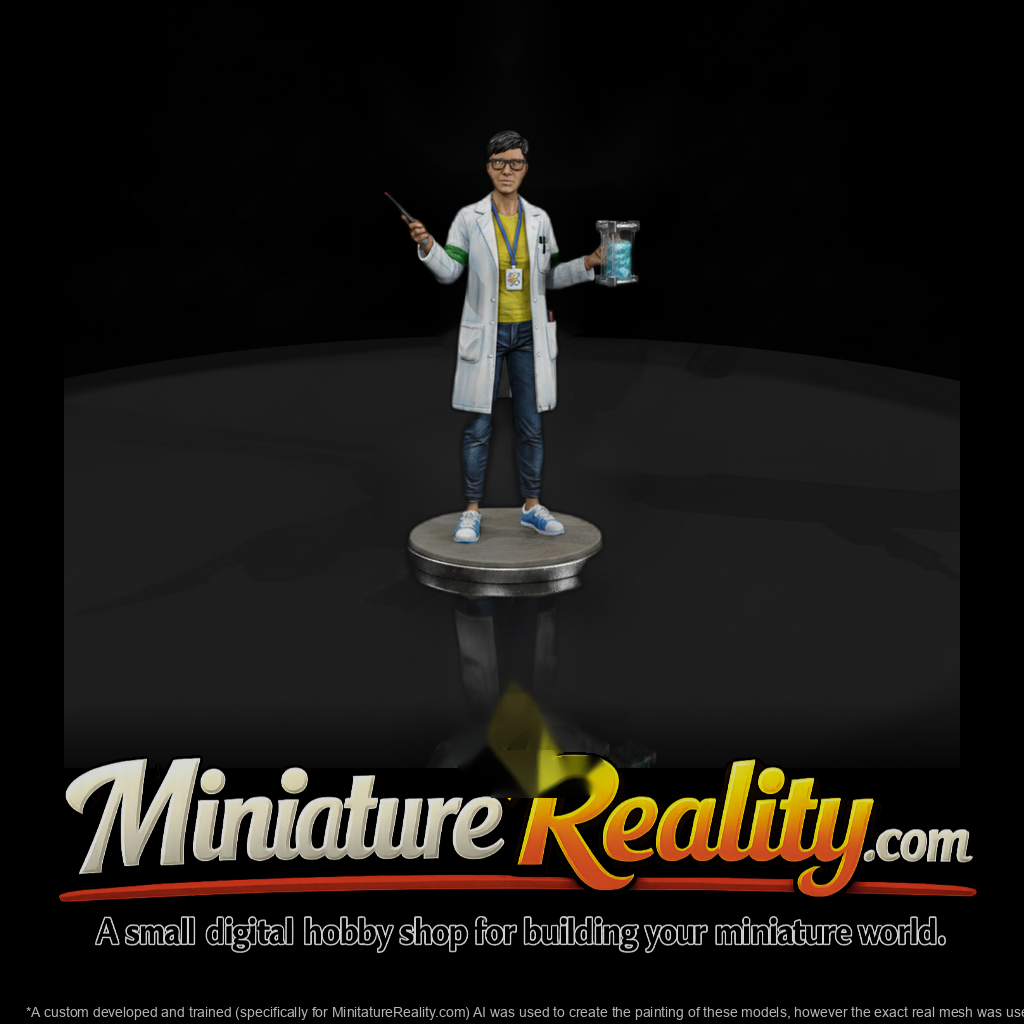 Science Show Host with Demo Beaker