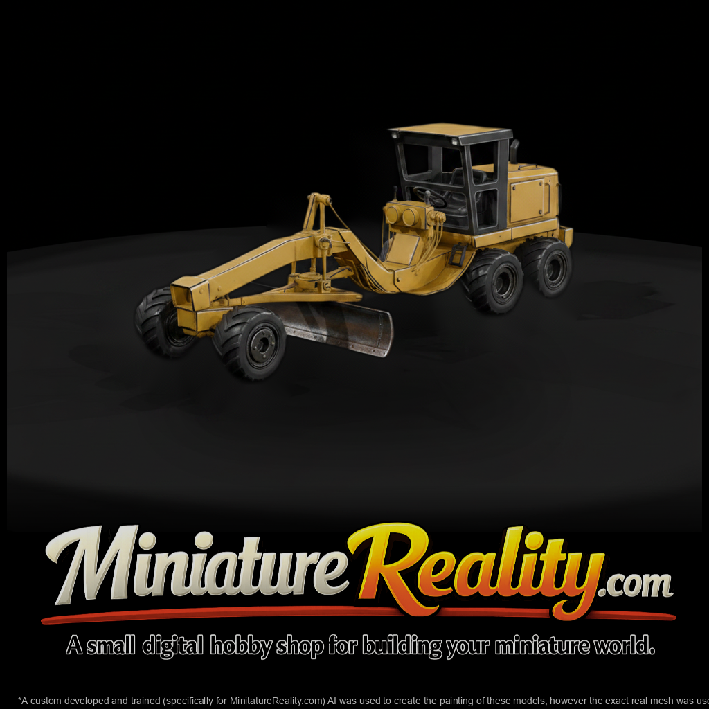 Motor Grader Roadwork Vehicle