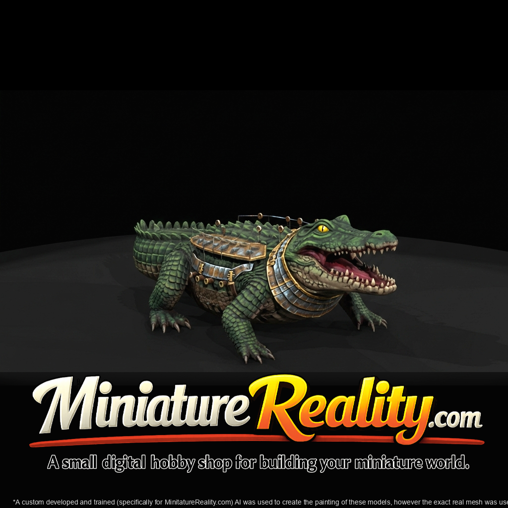 New Orleans Mardi Gras Leviathan miniature, three-quarter view