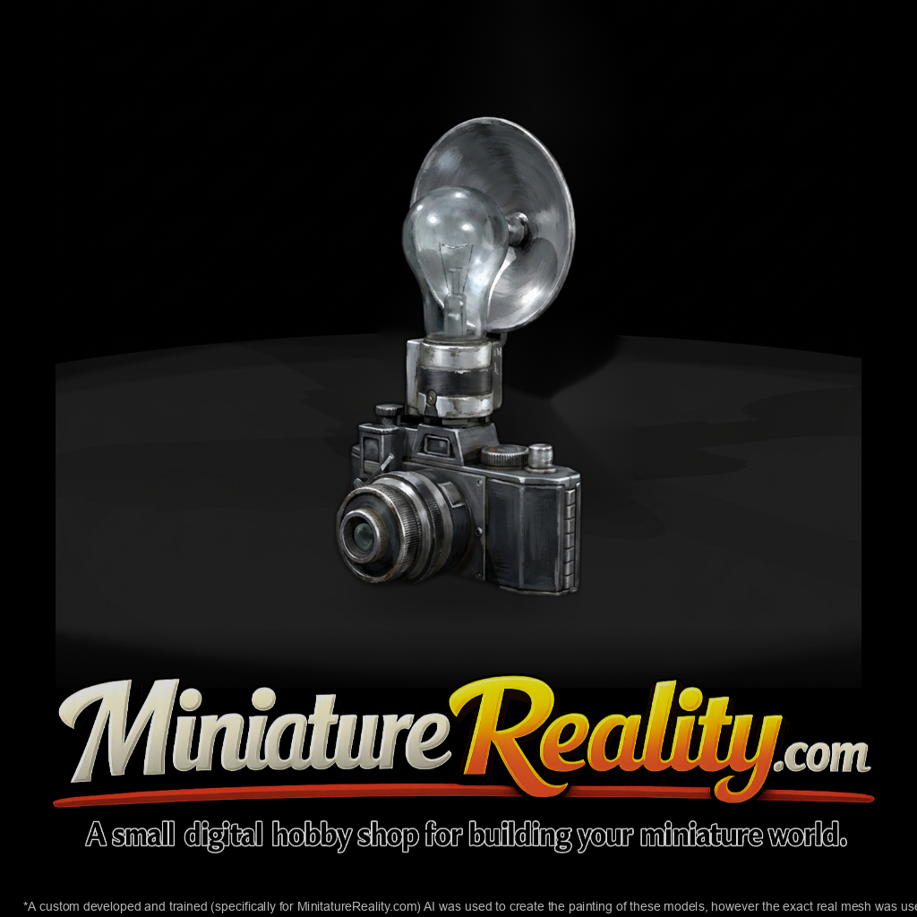 vintage-camera-with-external-flash-diorama-prop-692163