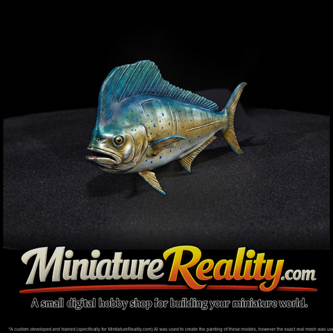Mahi Mahi Fish Sculpture — & Display