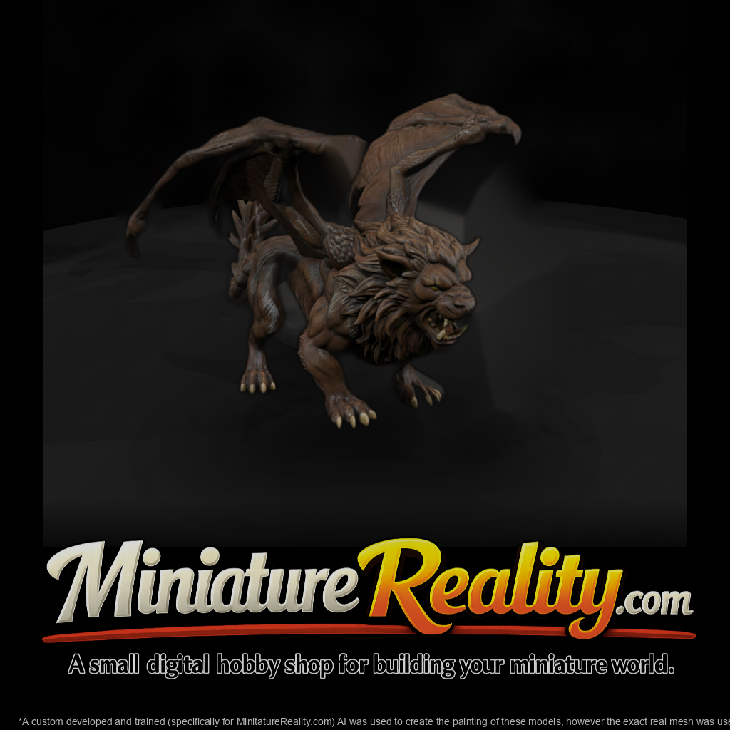 Winged Mongrel Hound Beast
