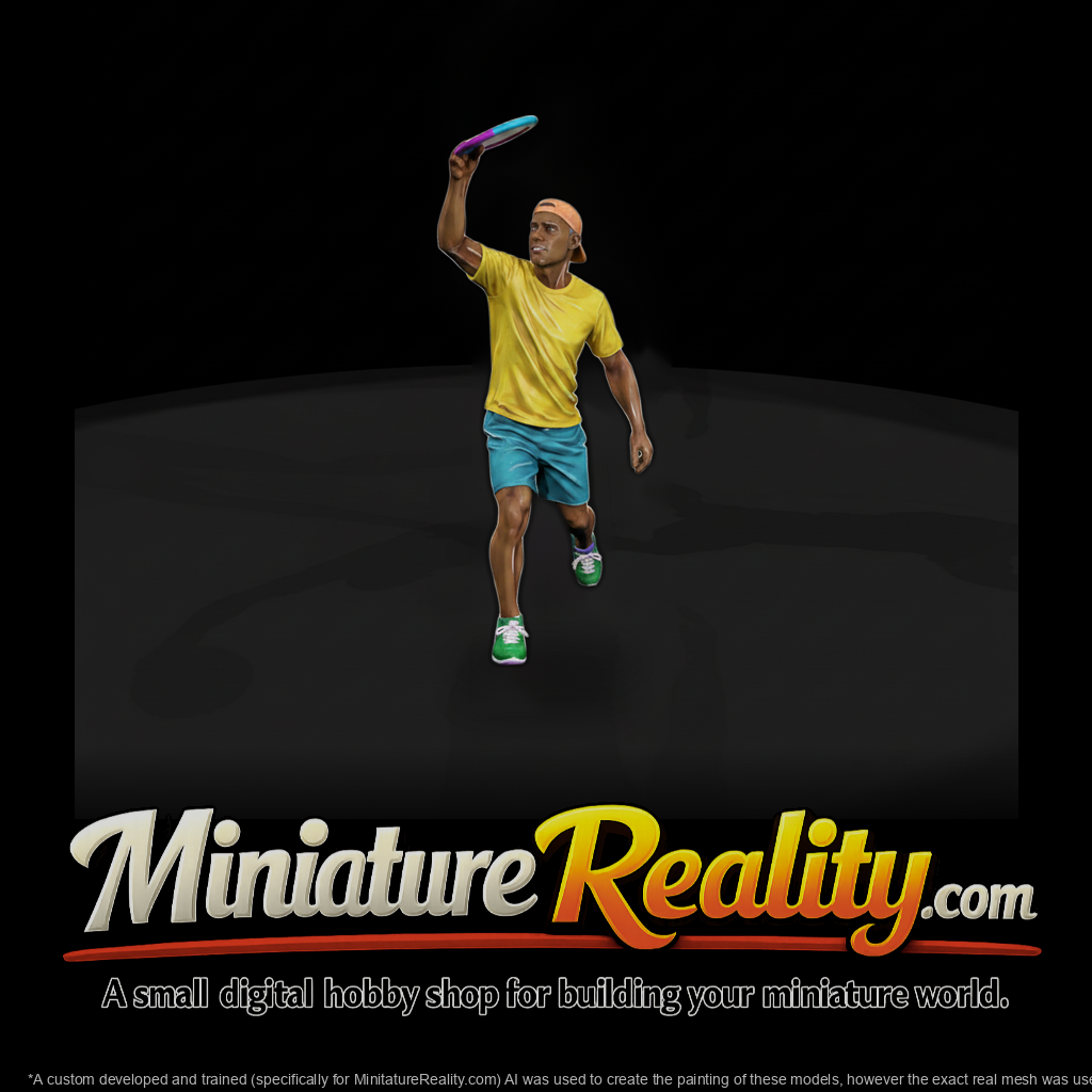 Disc Player Making a Throw