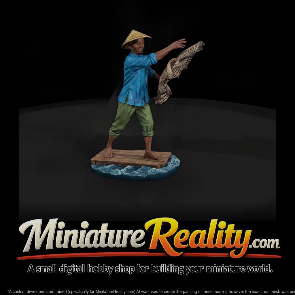 Vnh 085 Civilian Fisherman