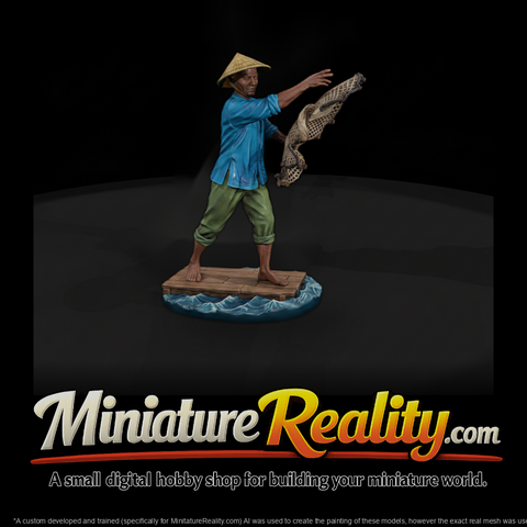 Vnh 085 Civilian Fisherman