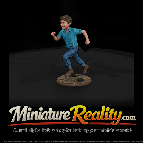 Cir 101 Customer Excited Running Boy