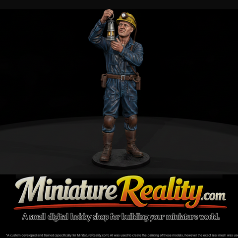 1950s Mine Shift Boss with Lamp