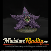 Spiked Sea Star Monster miniature, three-quarter view — thumbnail 1