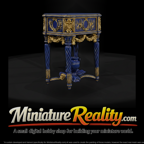 Neoclassical Carved Side Table