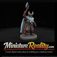Dwarf Warrior with Horned Helm — thumbnail 1