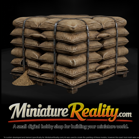 Palletized Bulk Sacks — Strapped Stack