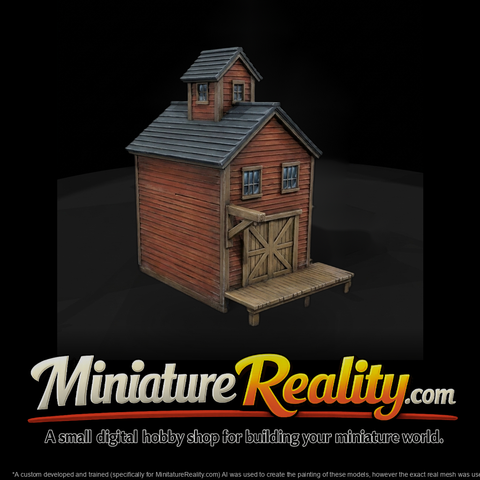 Stylized Western Barn