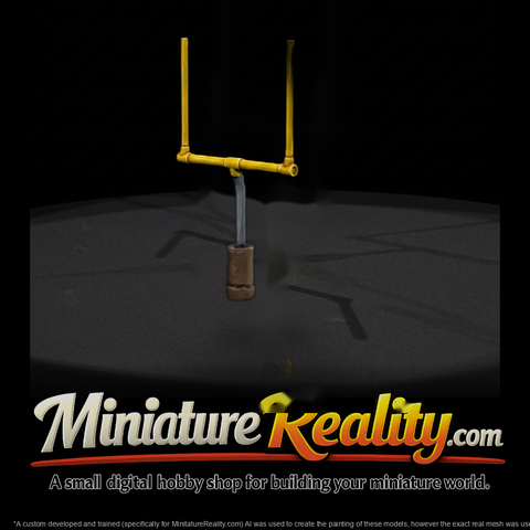 american-football-goalpost-low-poly-matte-420577