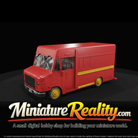 UPS Delivery Truck miniature, three-quarter view — thumbnail 3