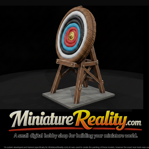 Archery Target Butt on Wooden Stand