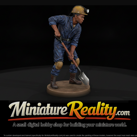 Mine Shoveler Clearing Spoil