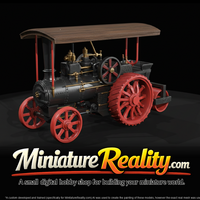 Steam-Powered Traction Engine miniature, three-quarter view — thumbnail 3