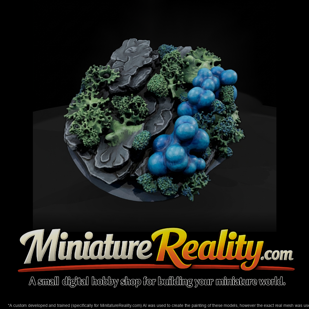 Stylized Woodland Lichen Terrain Base