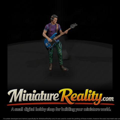 Studio Bassist with Electric Bass