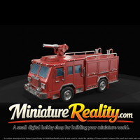 2010 Oshkosh Striker 3000 Fire Truck miniature, three-quarter view — thumbnail 2