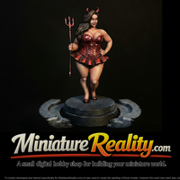 Female Devil Pin-Up Figure — thumbnail 1