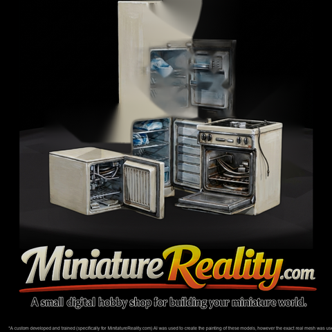 Weathered Vintage Kitchen Appliance Pack