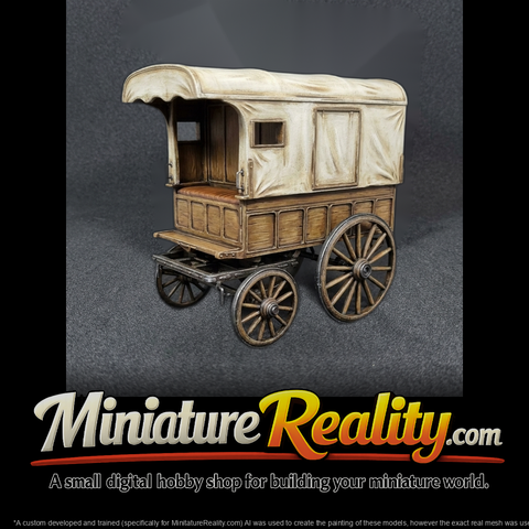 Covered Horse Wagon — Model Railroad