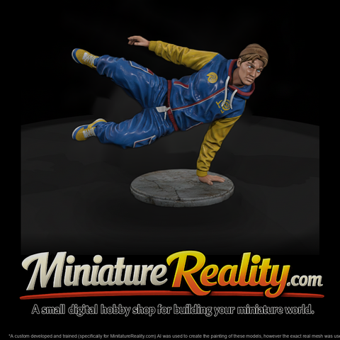 Poparc 0418 Breakdance Windmill Pose