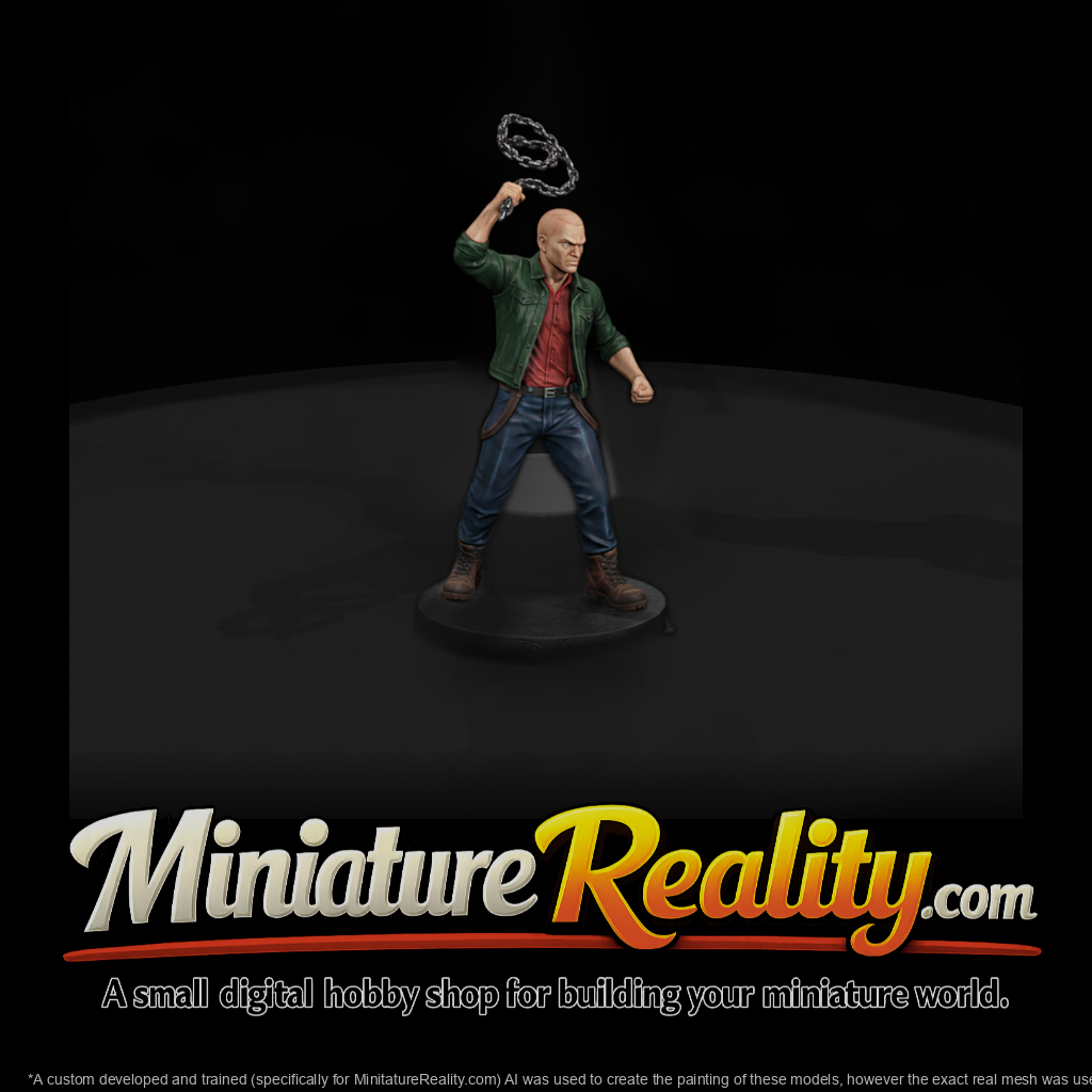 Street Brawler Swinging a Chain