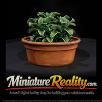Low-Poly Potted Houseplant miniature, three-quarter view — thumbnail 2