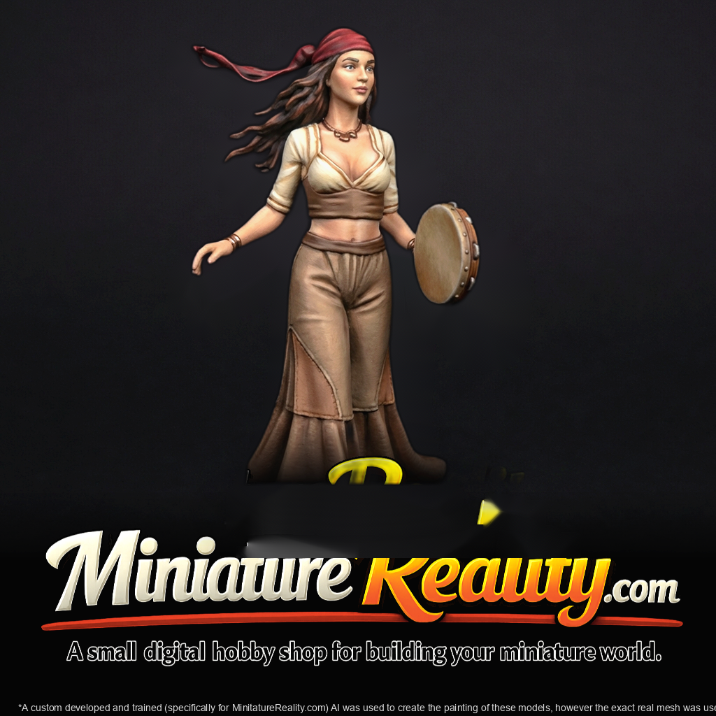 Bohemian Tambourine Dancer