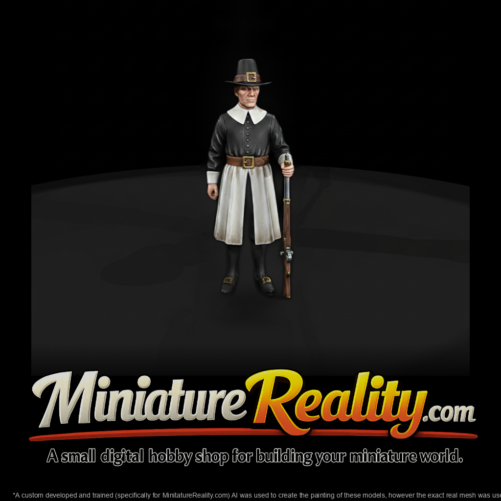 Colonial Pilgrim with Musket