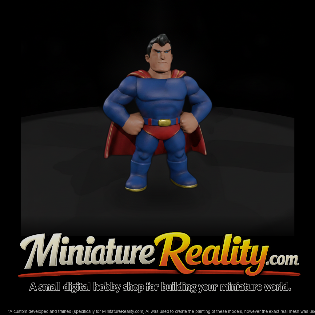 Mr Toyprops 100 001 037 Generic Superhero Toy Silh