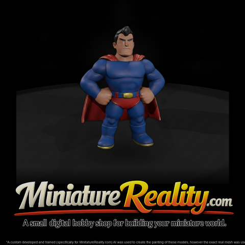 Mr Toyprops 100 001 037 Generic Superhero Toy Silh