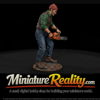 Logger Working a Chainsaw — thumbnail 1