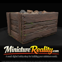 Steel Crate miniature, three-quarter view — thumbnail 3