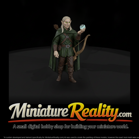 Myth 0334 Mythology Elf Archer Miniature Figure