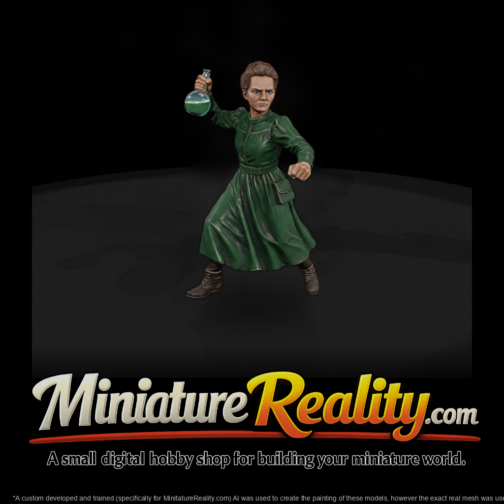 Hist 0175 Historical Marie Curie Miniature Figure