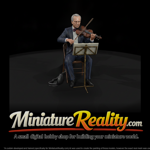 Seated Chamber Musician with Viola
