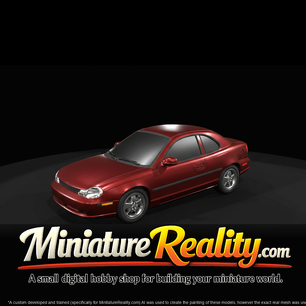1995 Dodge Neon Coupe miniature, three-quarter view