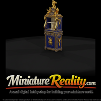 Ornate Neoclassical Display Cabinet miniature, three-quarter view — thumbnail 5