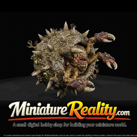 Clawspine — Terror from the Deep miniature, three-quarter view — thumbnail 3