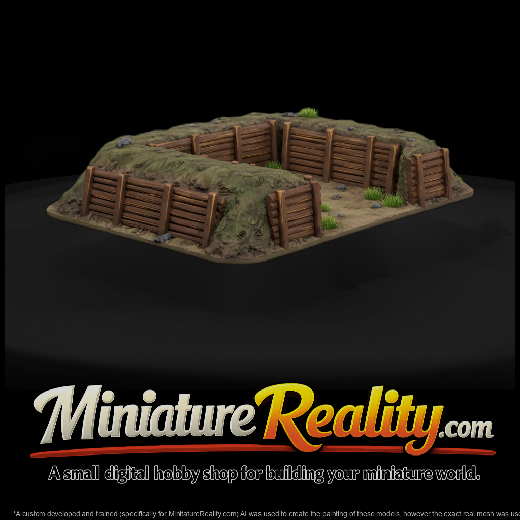 Mil 090 Ww2 Pacific Revetted Aircraft Shelter