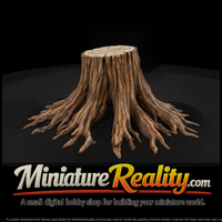 tree-stump-with-exposed-roots-diorama-railway-prop-923863 — thumbnail 2