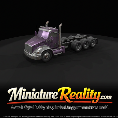 2013 Kenworth T880 4-Axle Chassis Truck